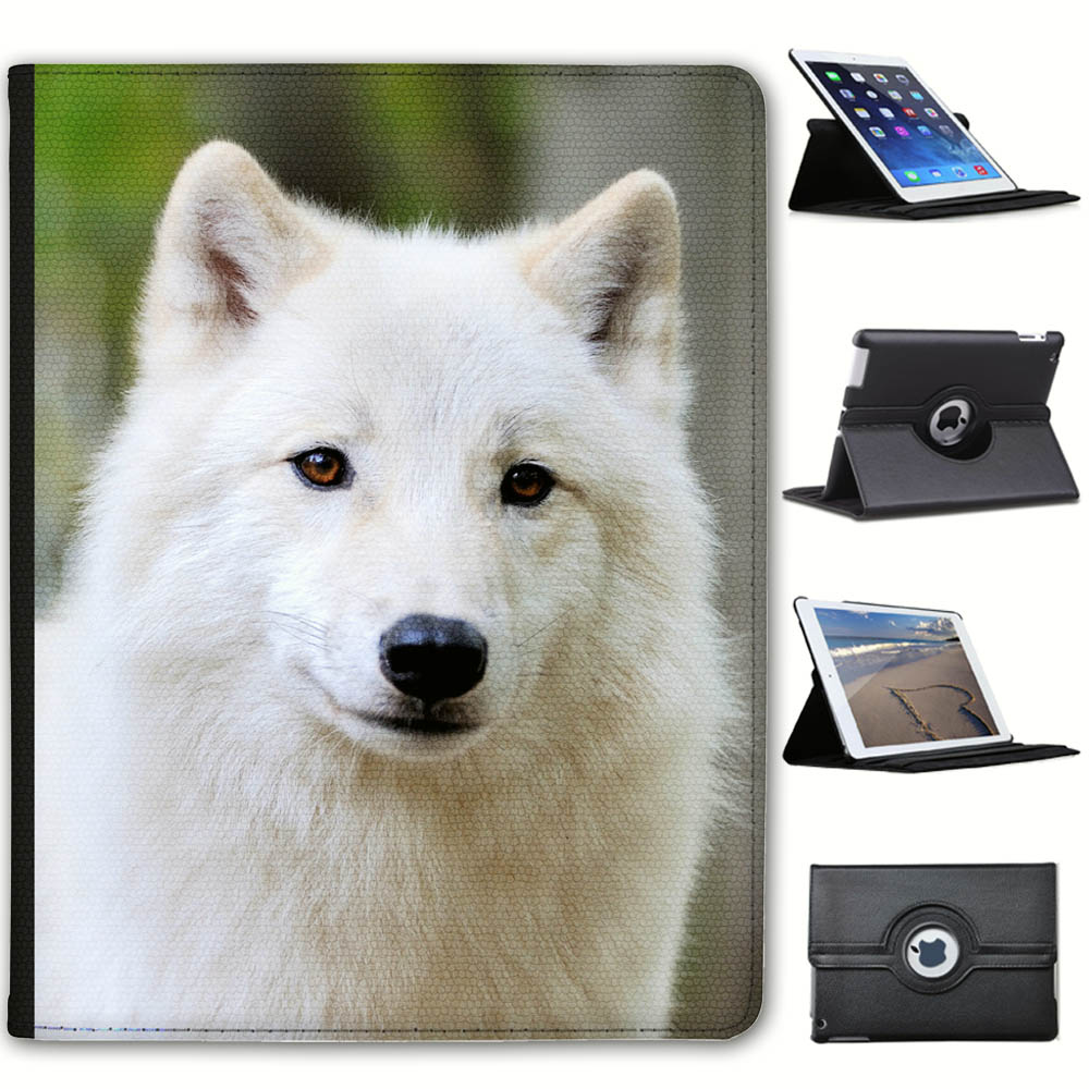 Wolf Wolves Folio Cover Leather Case For Apple iPad Tablet eBay